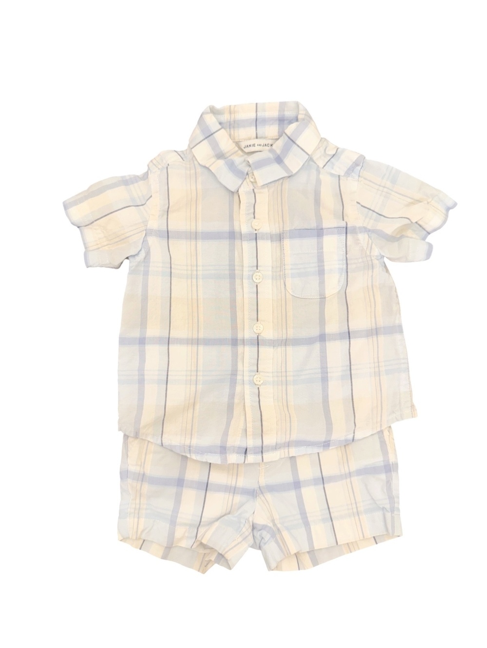 Janie and Jack Shirt and Shorts Set
